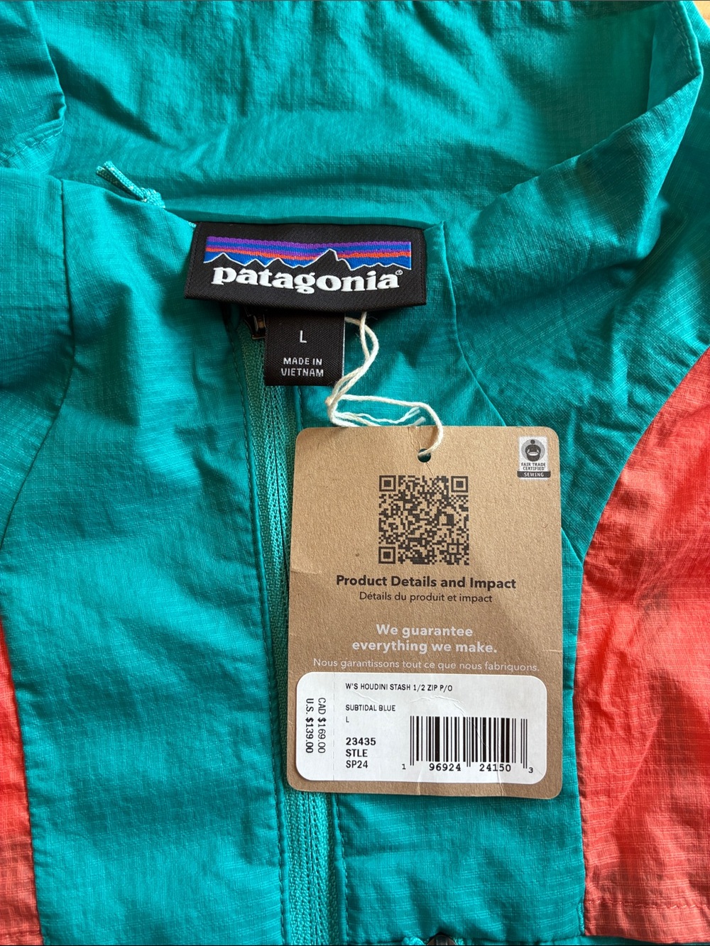 Patagonia Houdini Stash 1/2 Zip pullover - Picture 3 of 5
